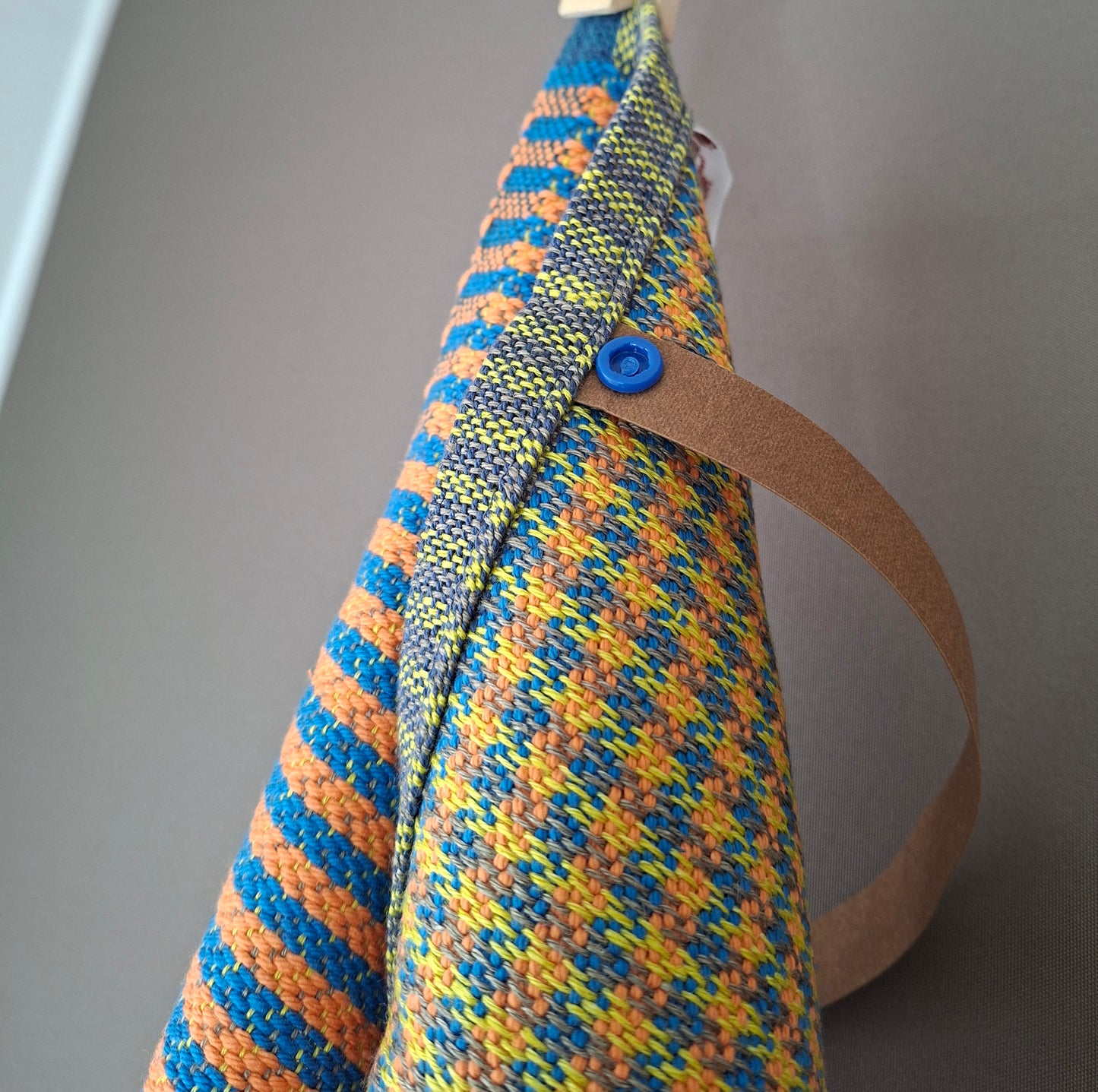 Reisehandtuch klein Blau Orange