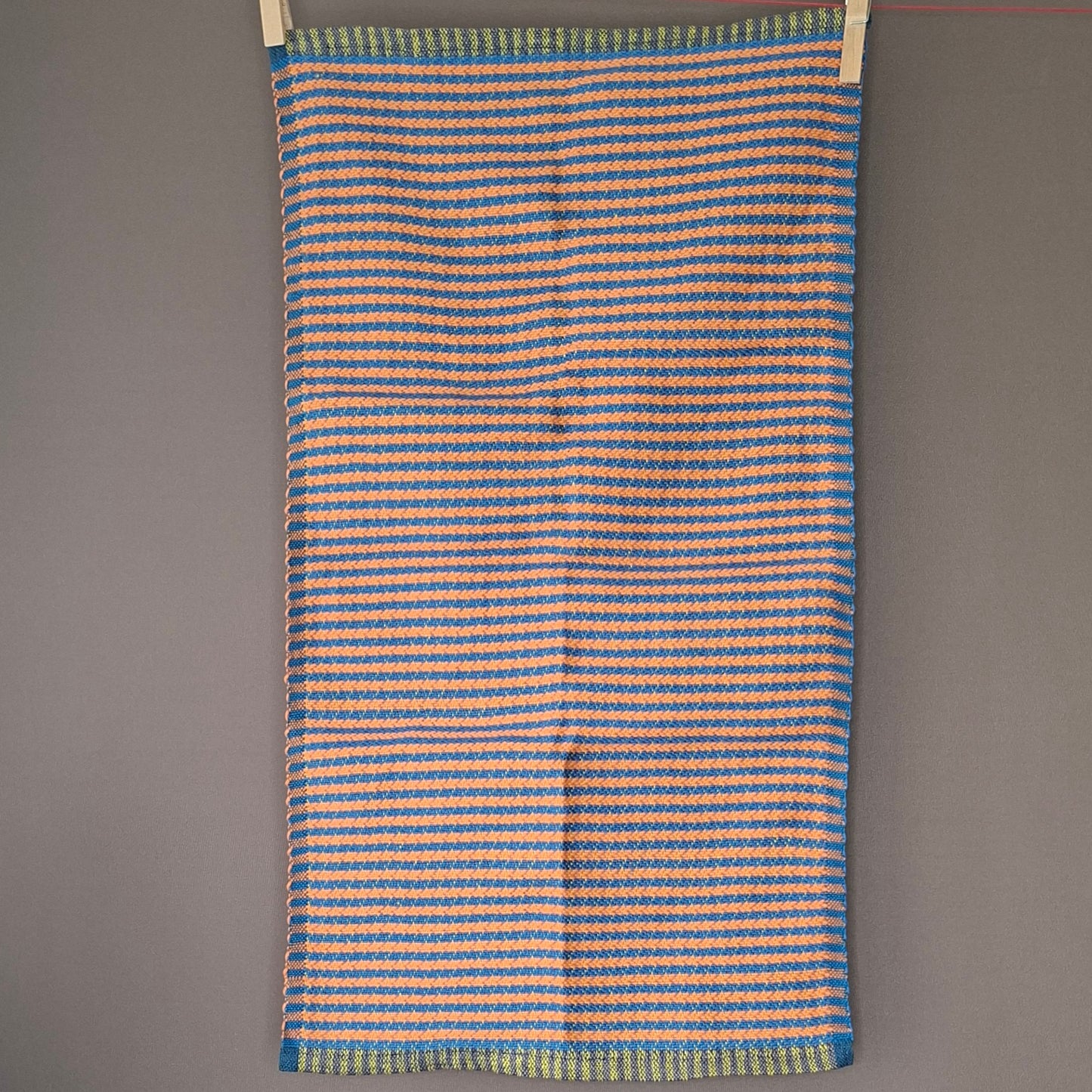 Reisehandtuch klein Blau Orange